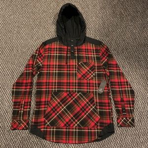 Empyre Hooded Flannel (Size Large, Men’s)
